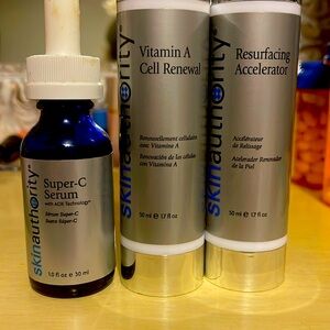 SkinCeuticals Super C Serum, Vitamin A Cell Renewal, and Resurfacing Accelerator
